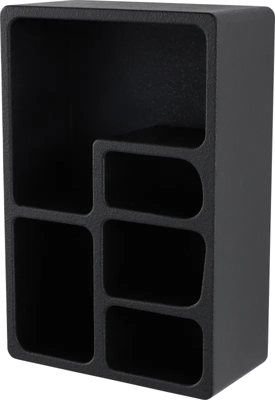 Demeze Black Wall Shelf