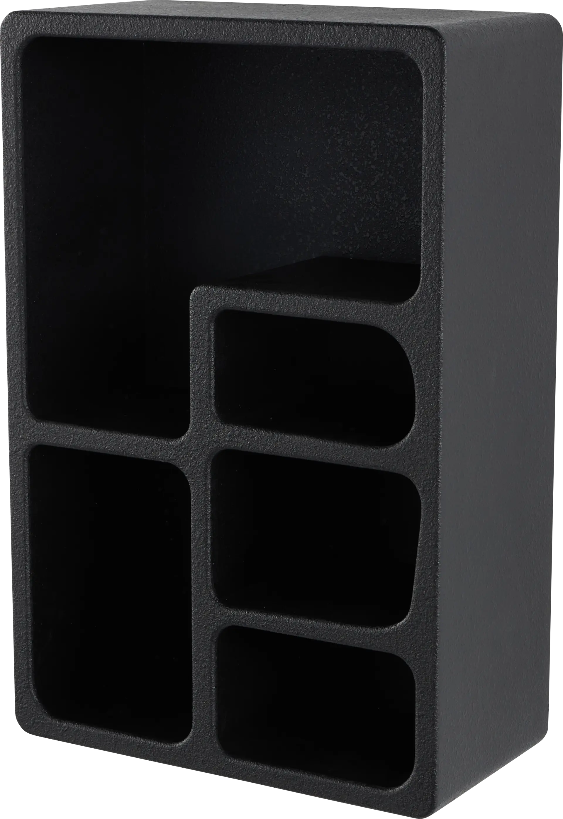 Demeze Black Wall Shelf