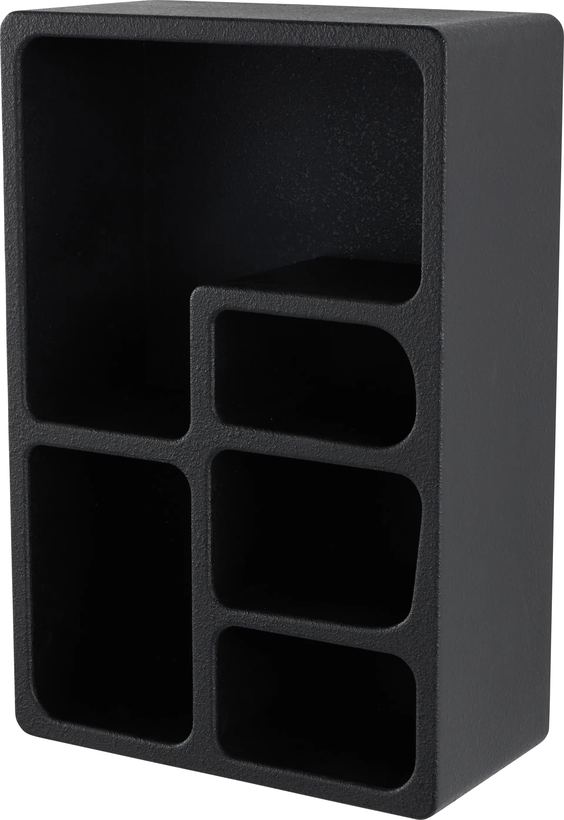 Demeze Black Wall Shelf - Image 1