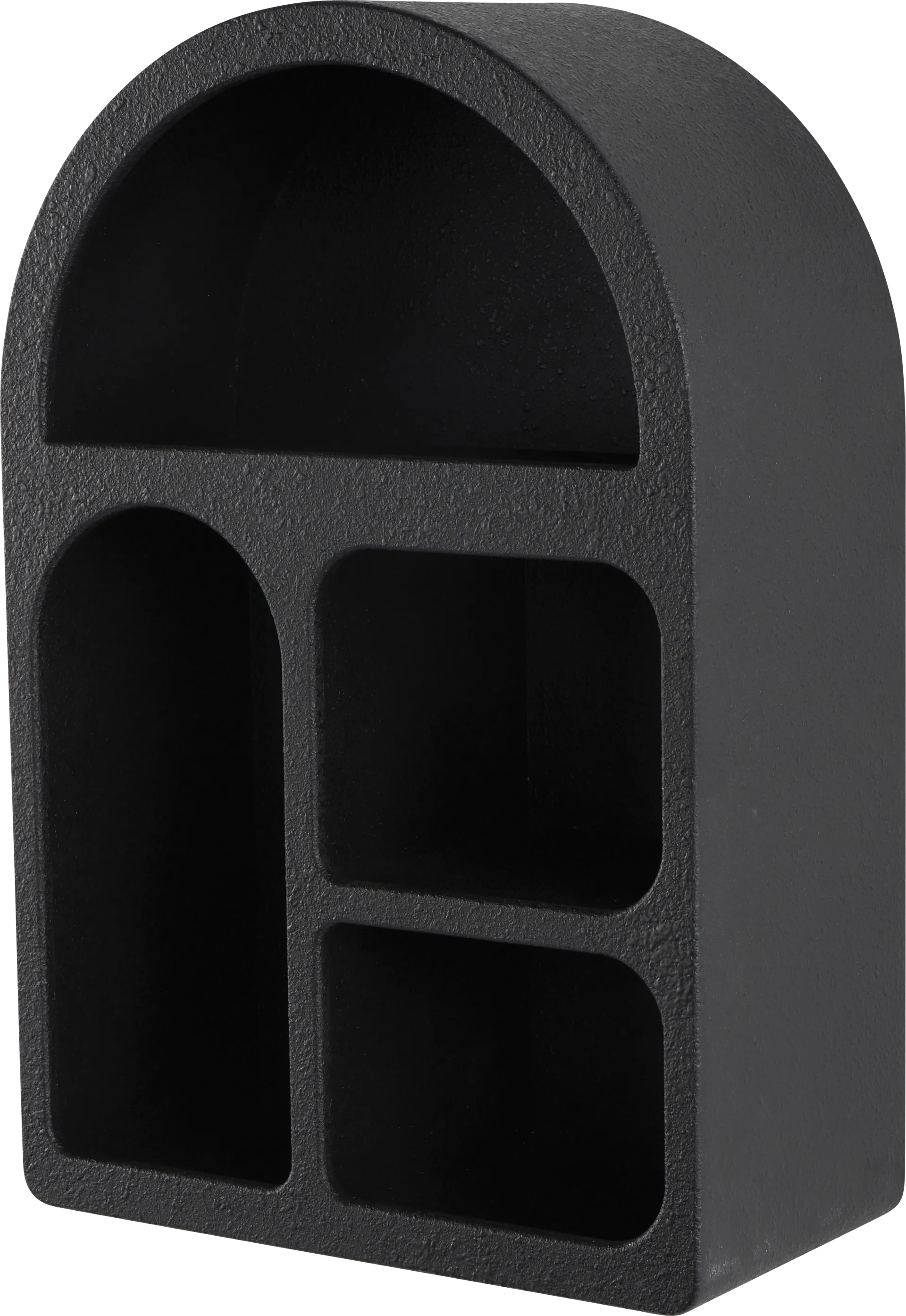 Guesi Black Wall Shelf - Image 1