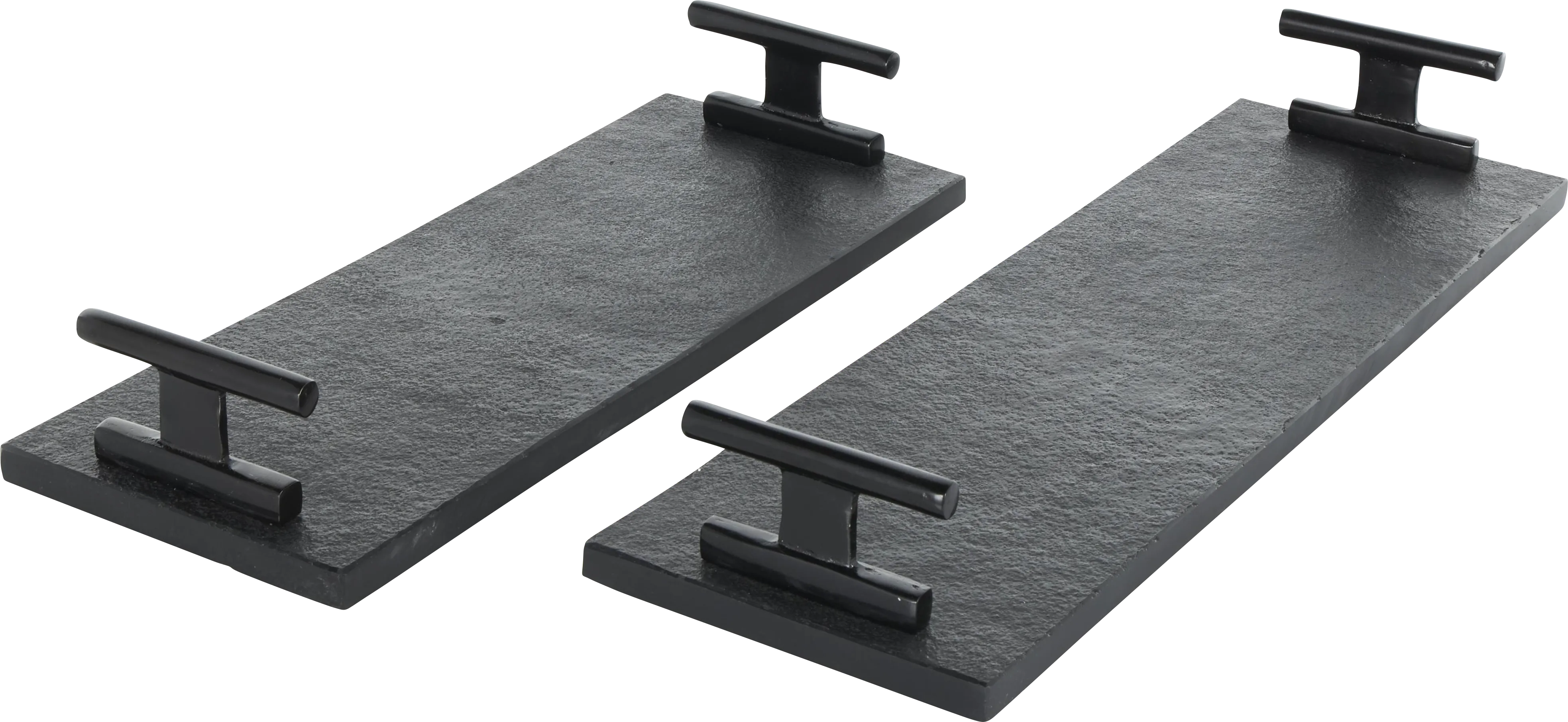 Kusra Black Tray, Set of 2 - Thumbnail - Image 1