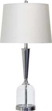 Zaxary Silver Table Lamp