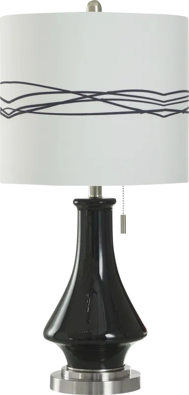 Calrin Black Lamp