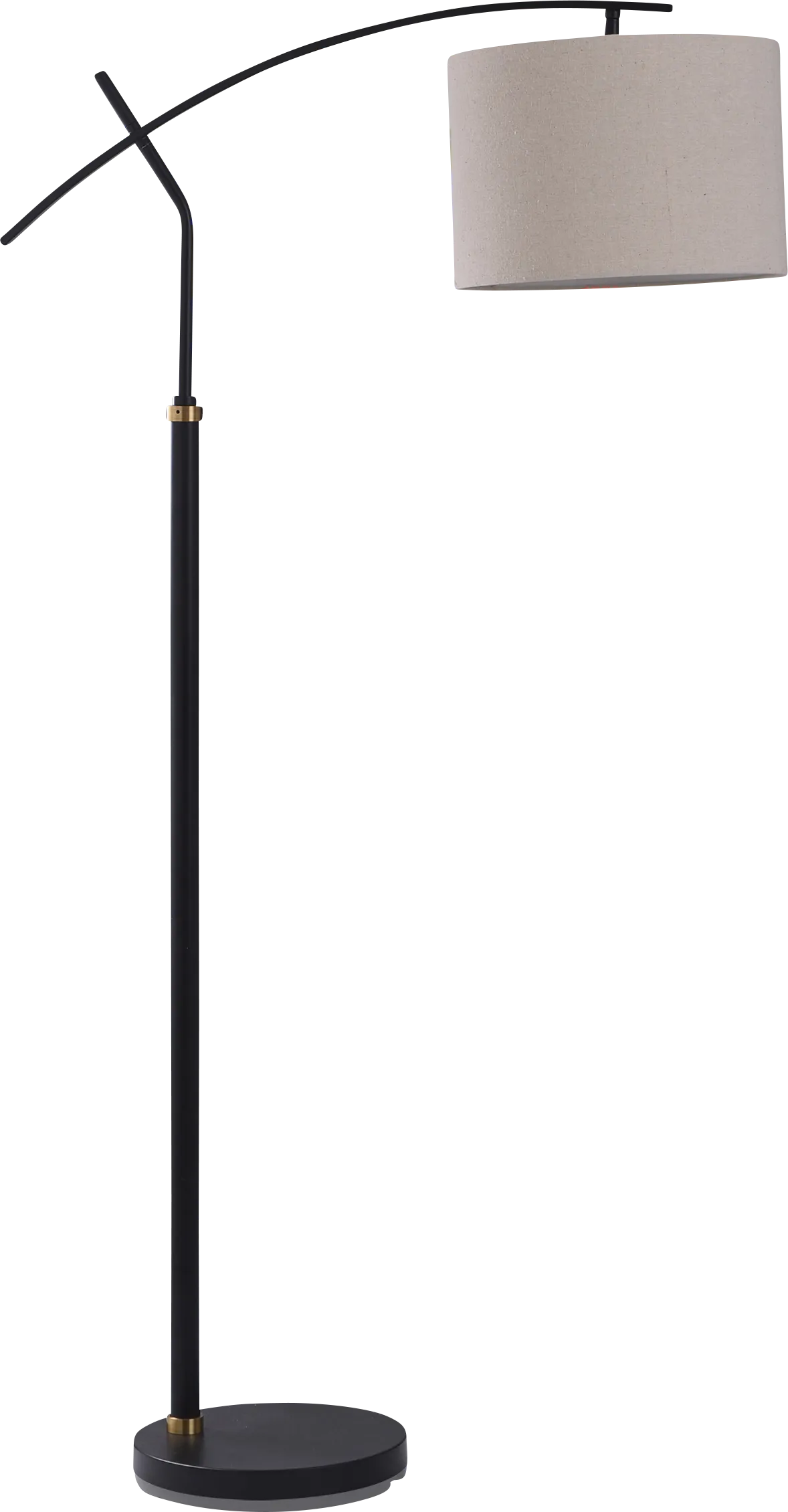 Kirst Black Floor Lamp - Image 1
