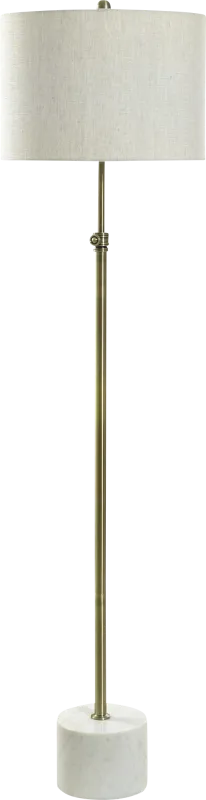 Milaya Brass Floor Lamp