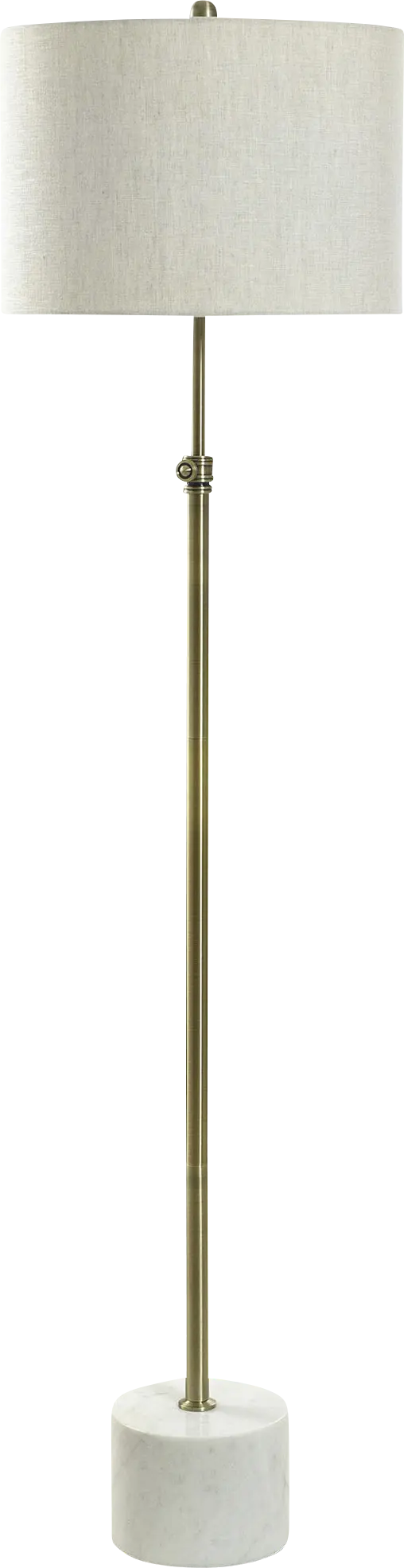 Milaya Brass Floor Lamp