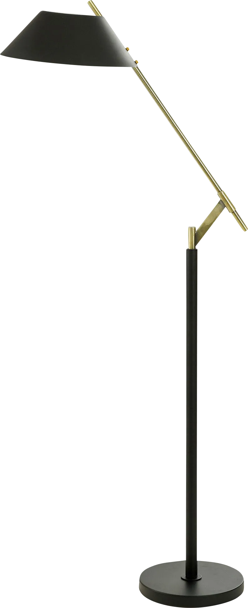 Brenden Black Floor Lamp - Image 1