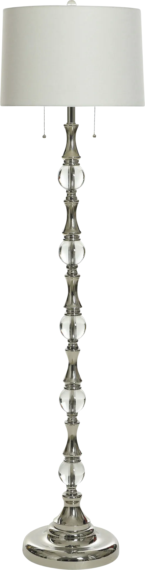 Karise Silver Floor Lamp - Thumbnail - Image 1