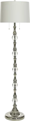 Karise Silver Floor Lamp
