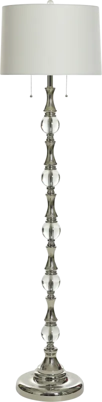 Karise Silver Floor Lamp