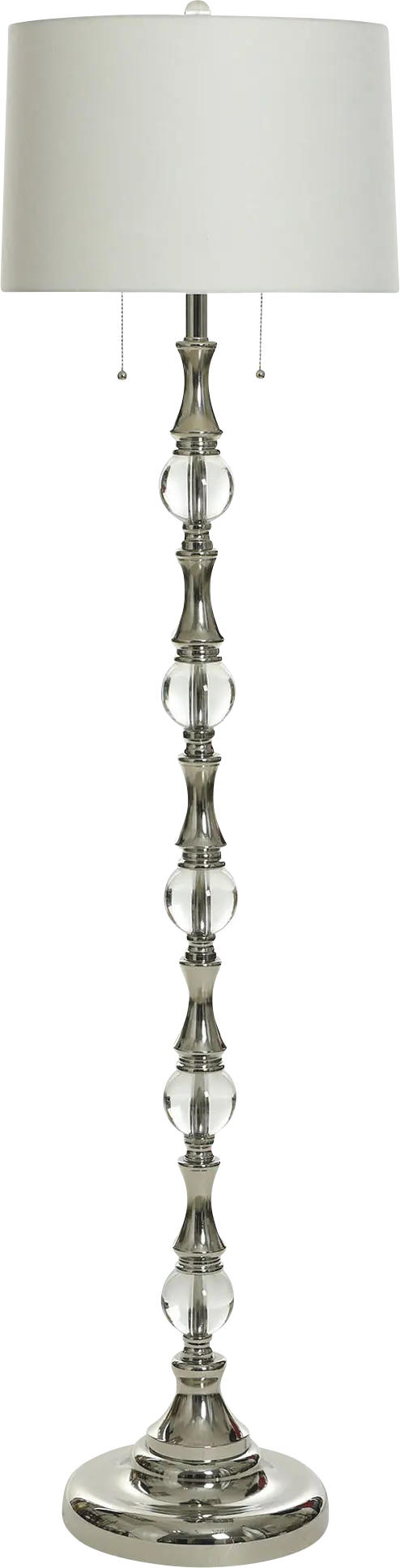 Karise Silver Floor Lamp