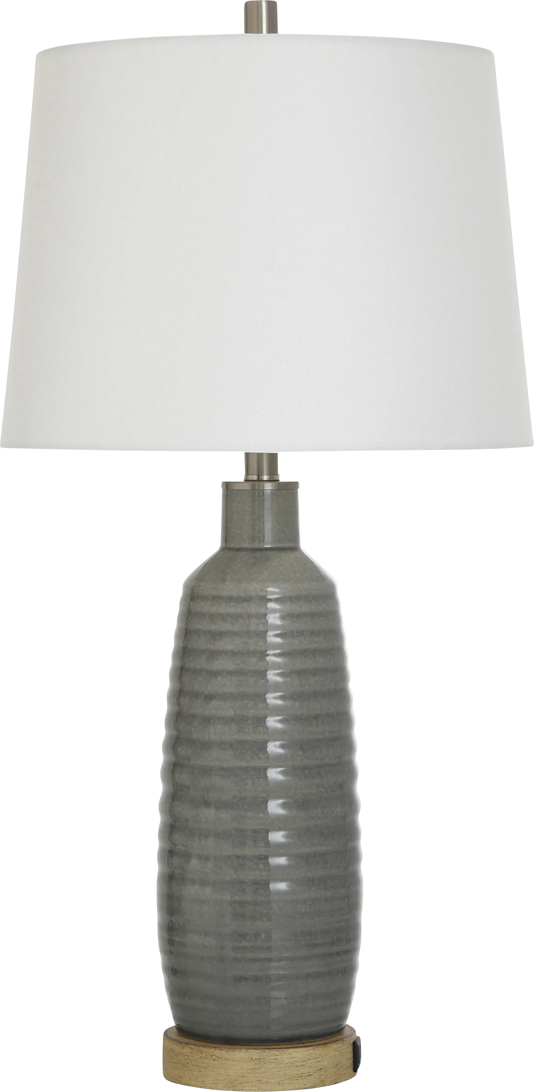 Eldo Gray Lamp - Image 1
