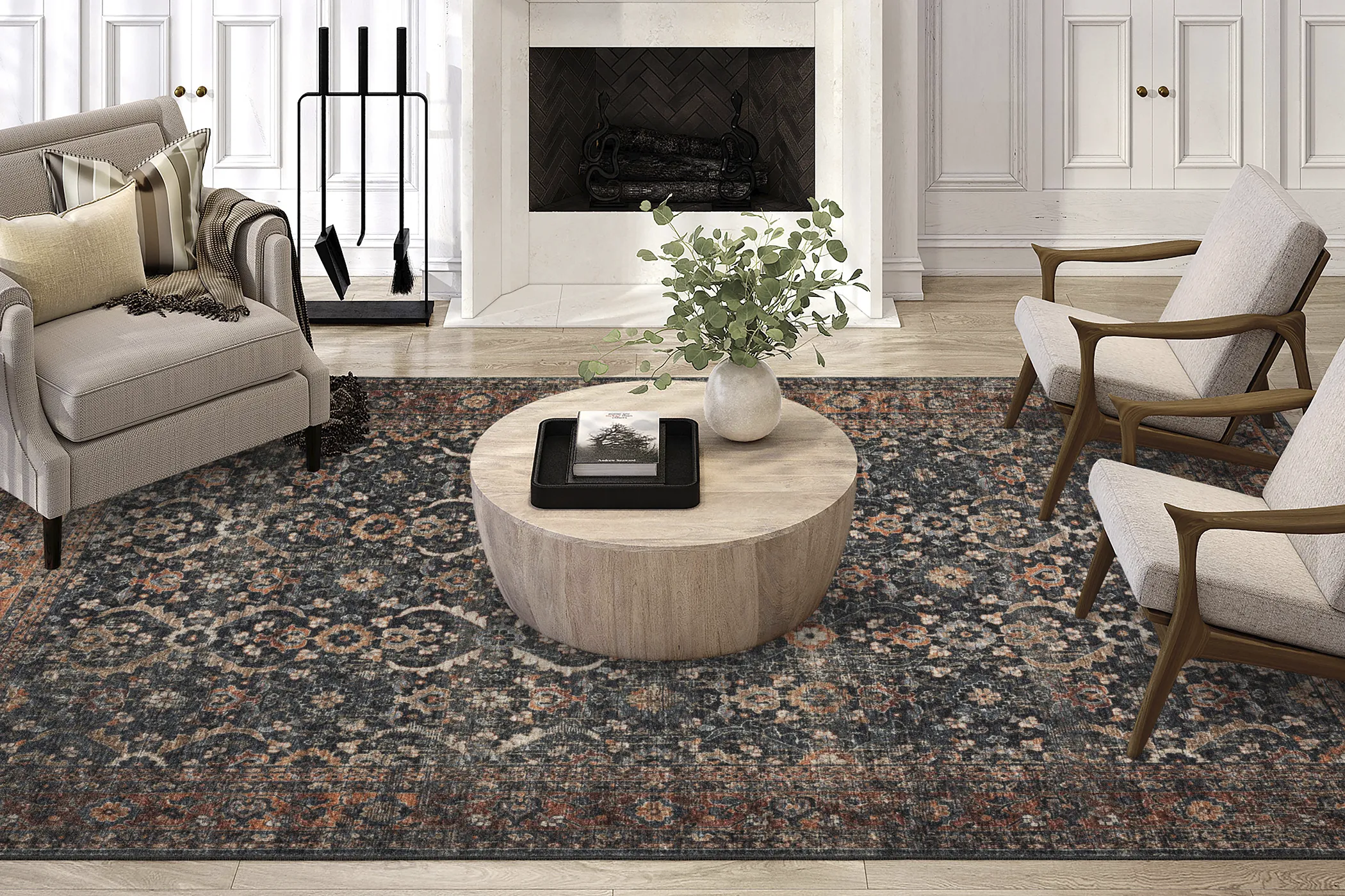 Carthage Blue 8' x 10' Rug - Thumbnail - Image 3