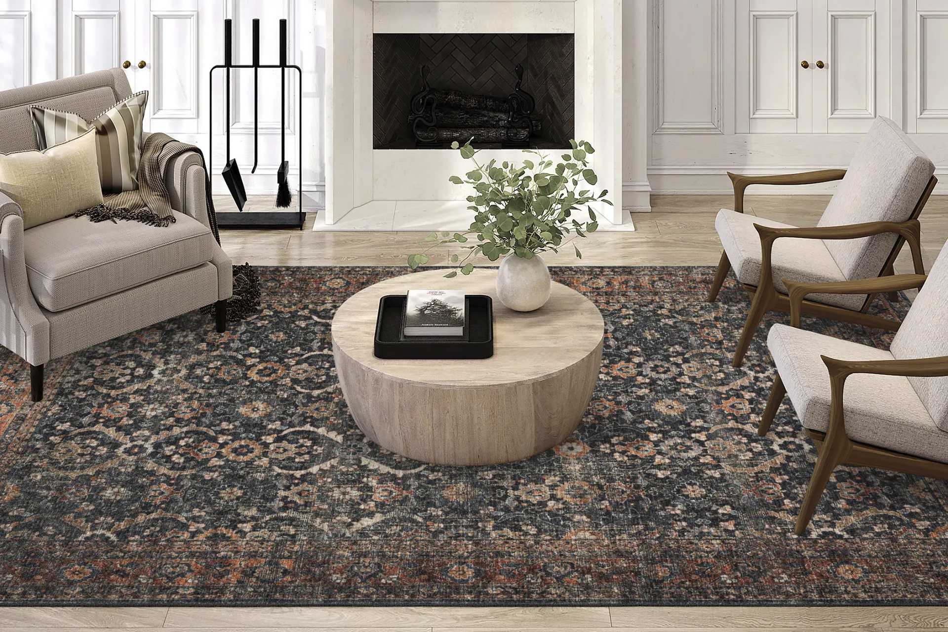 Carthage Blue 8' x 10' Rug - Image 3