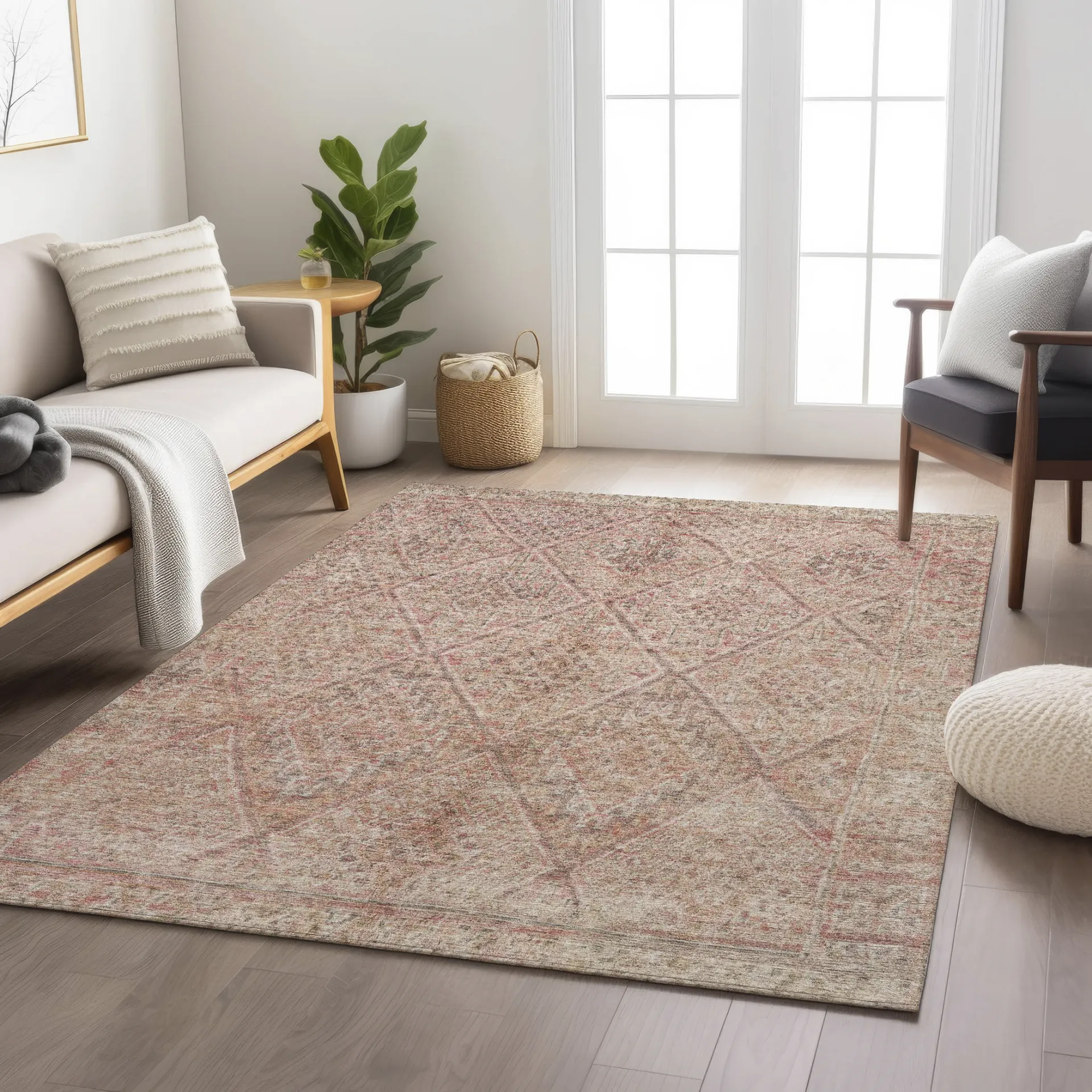 Karabell Pink 9' x 12' Rug - Image 2