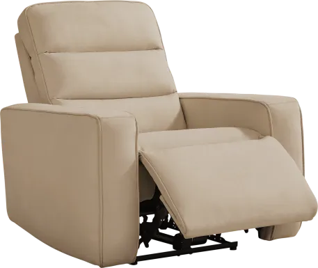 Del Mar Sand Dual Power Recliner