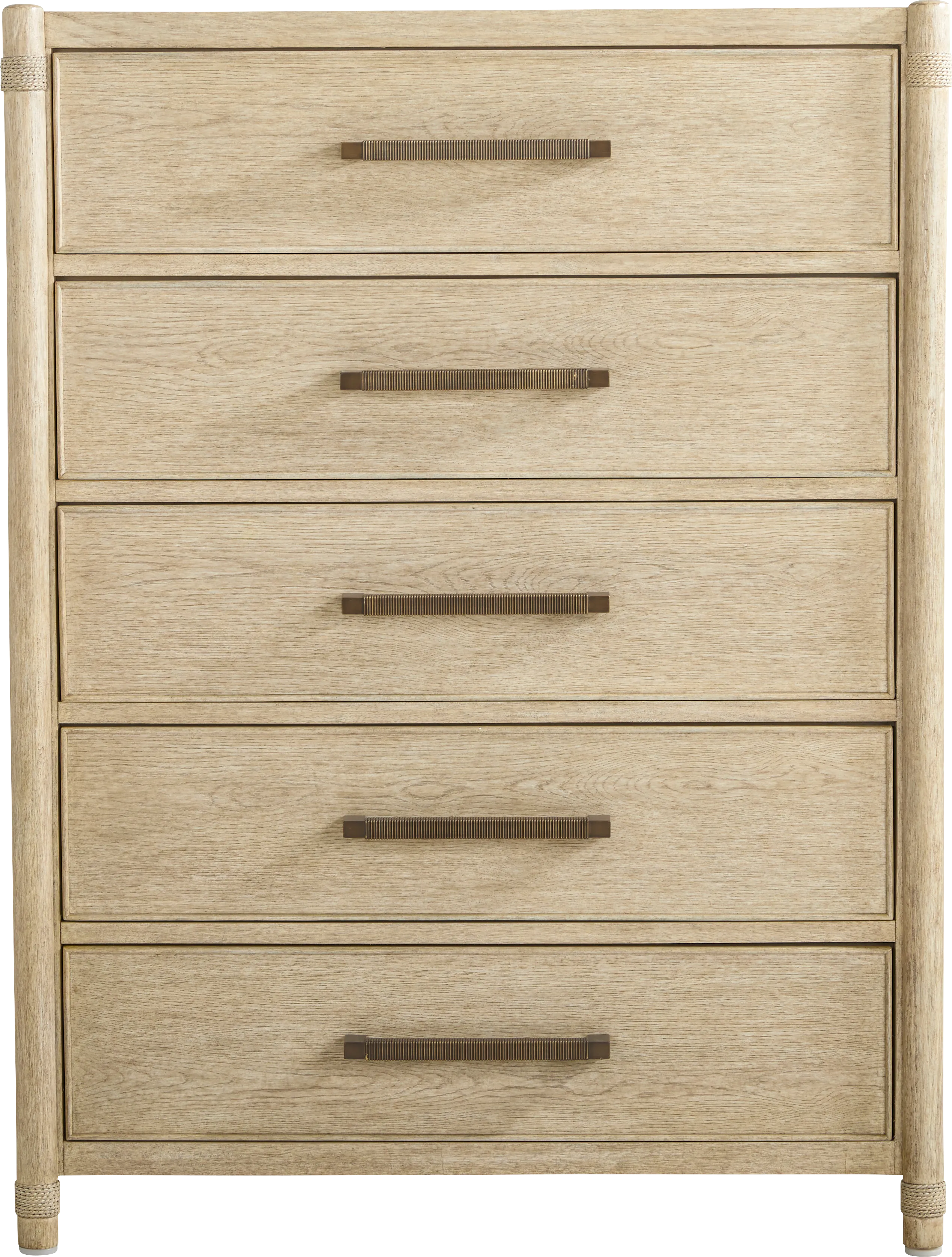 Vineyard Estates Natural 5 Pc Queen Poster Bedroom - Thumbnail - Image 3