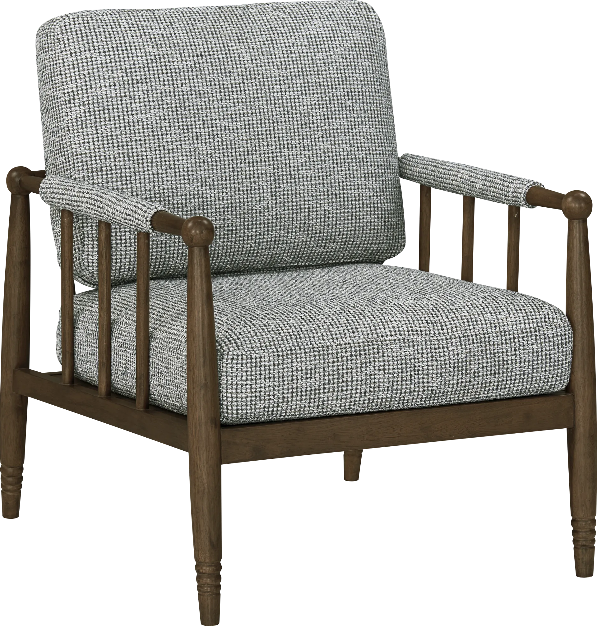 Frankfurt Brown Accent Chair - Image 1