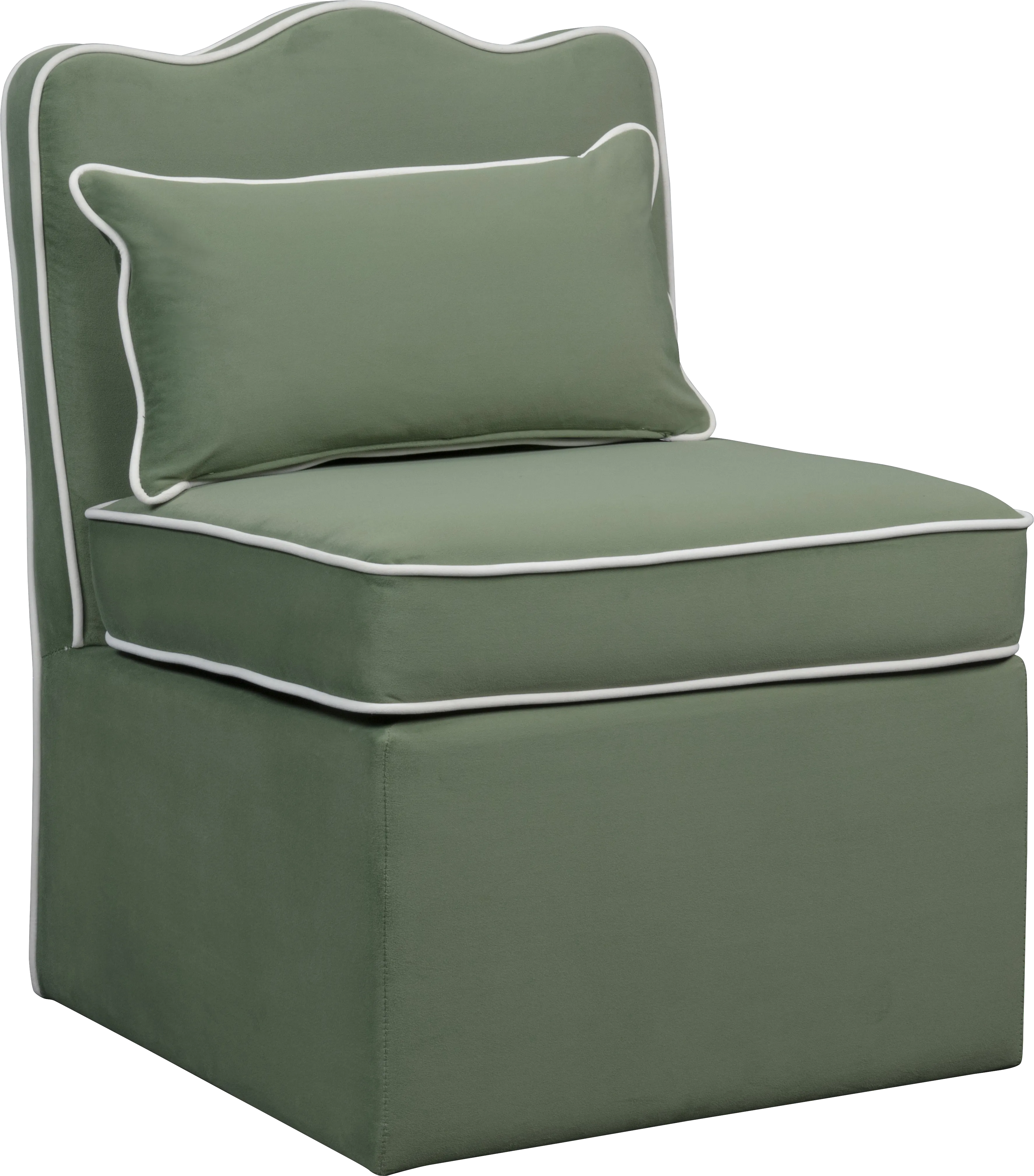 Frances Green Accent Chair - Thumbnail - Image 1