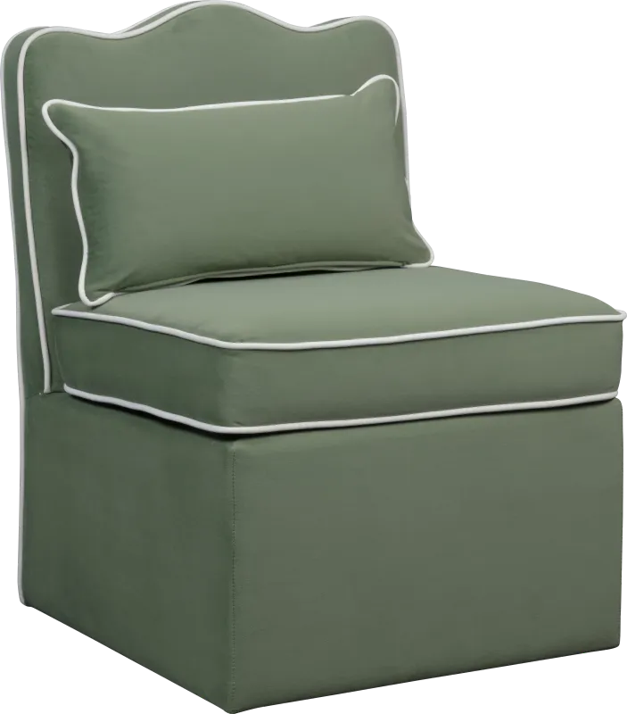 Frances Green Accent Chair
