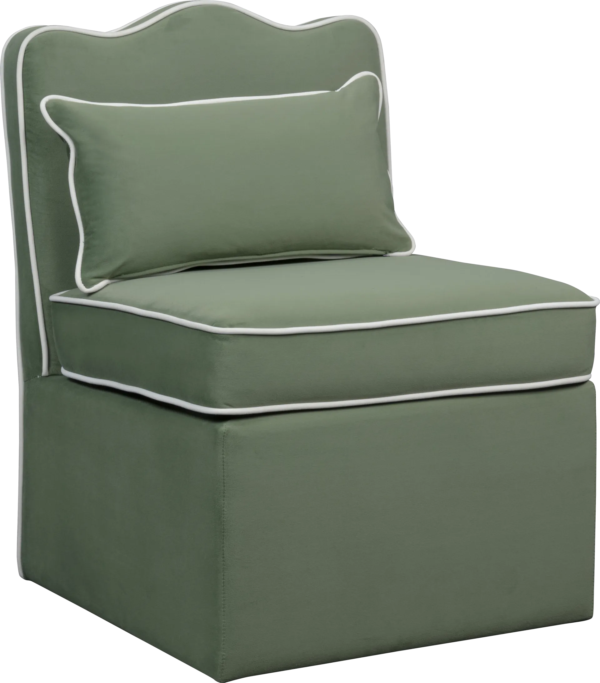 Frances Green Accent Chair - Image 1