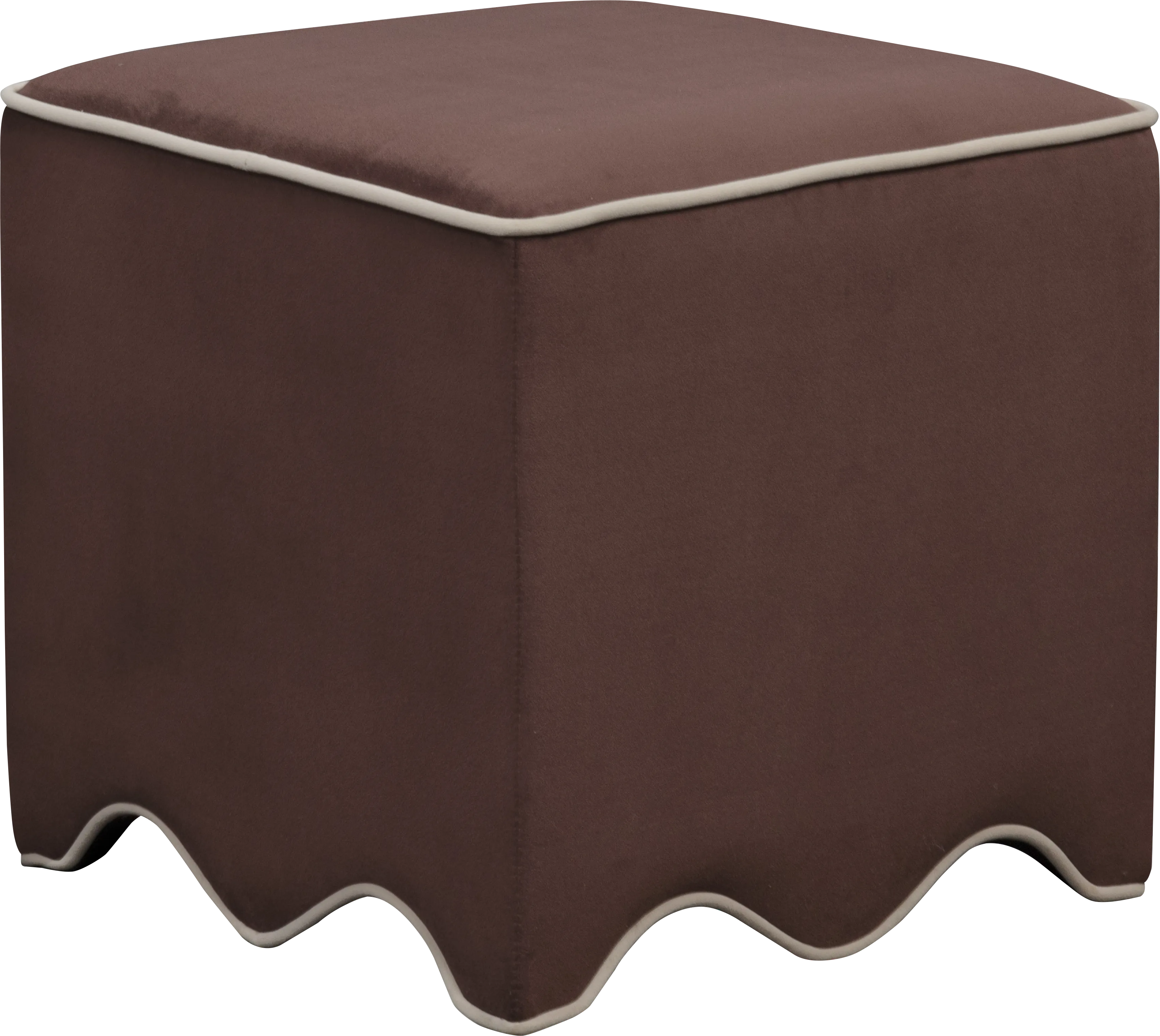 Frances Brown Ottoman - Thumbnail - Image 1