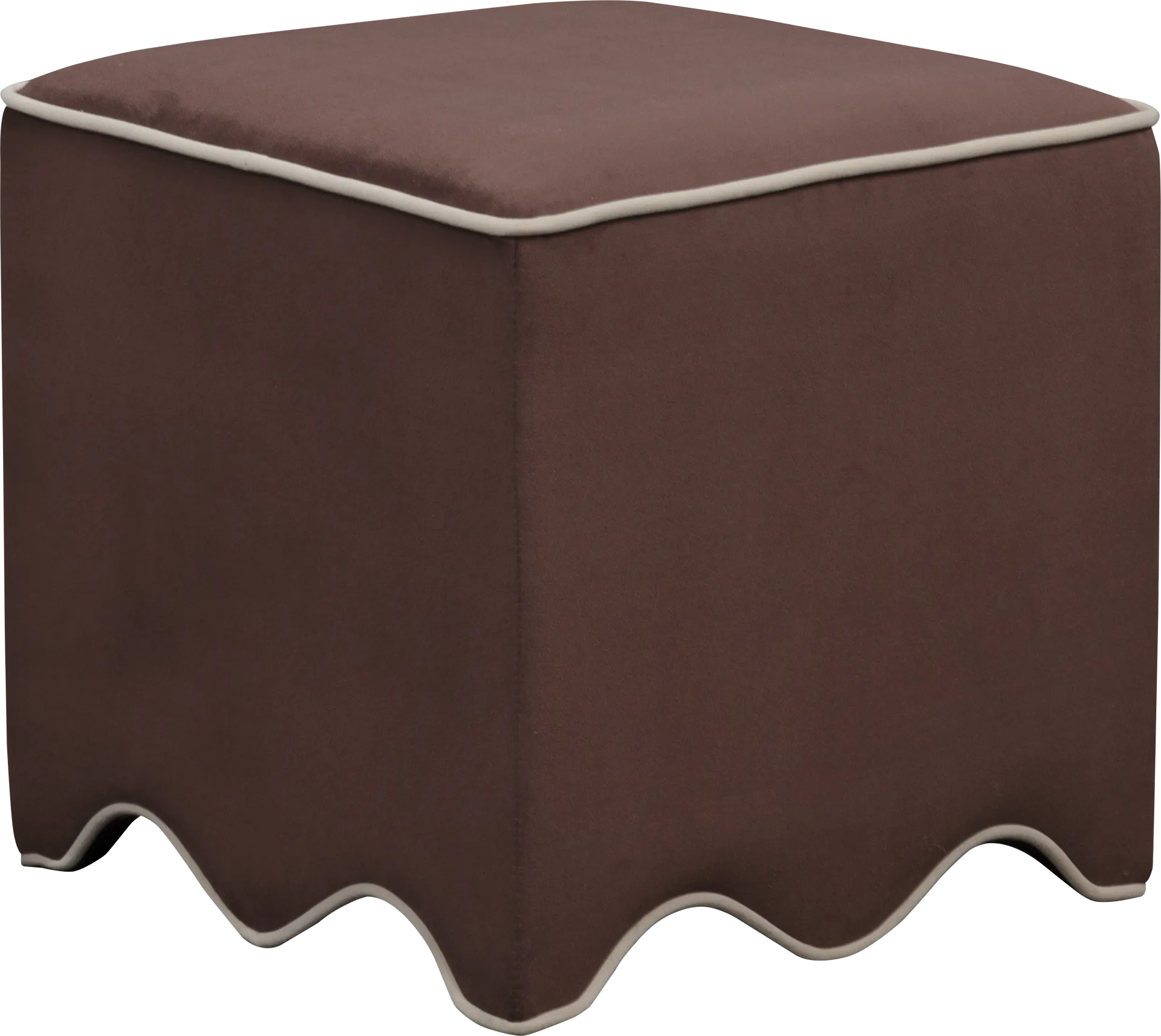 Frances Brown Ottoman - Image 1