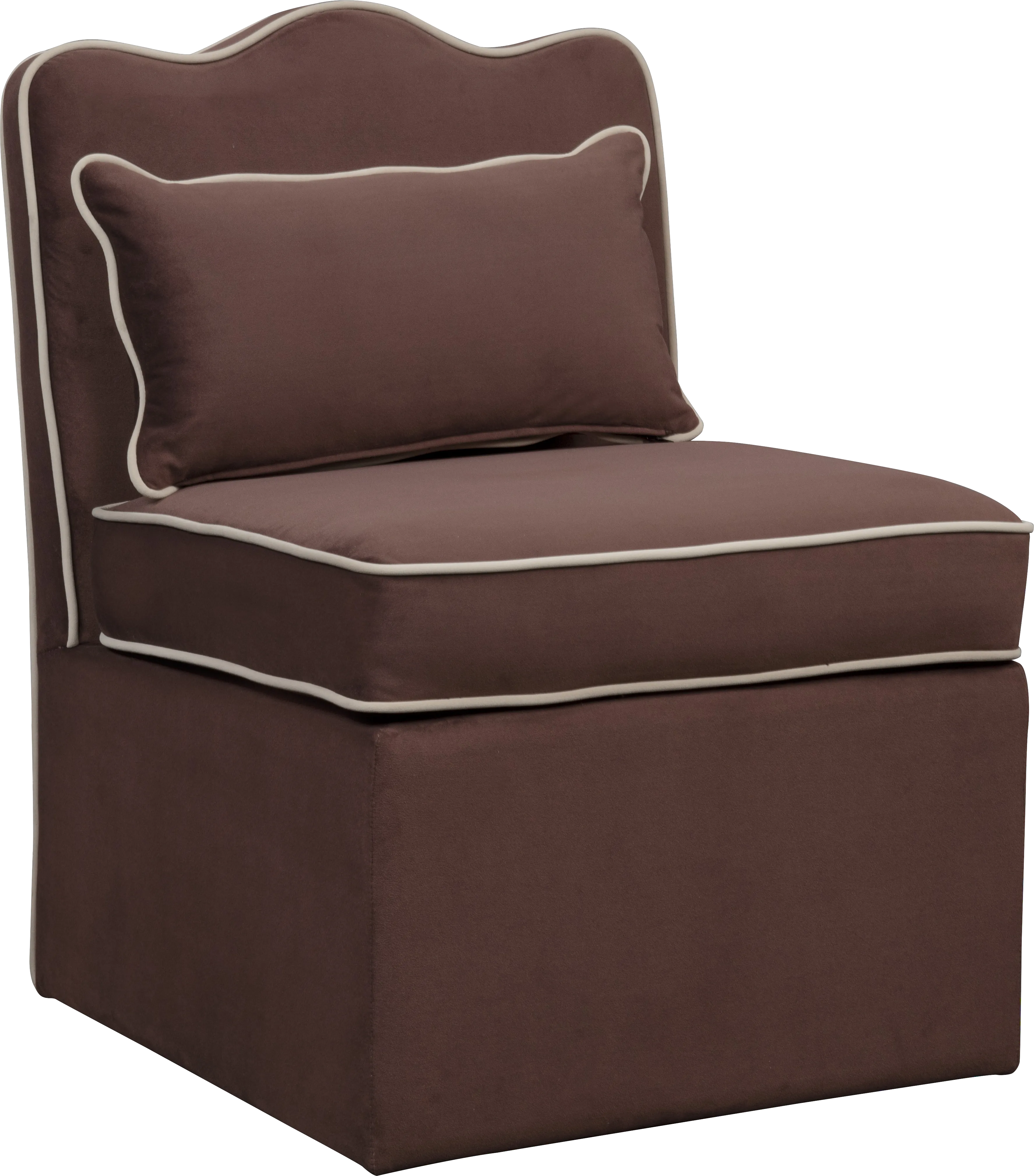 Frances Brown Accent Chair - Thumbnail - Image 1