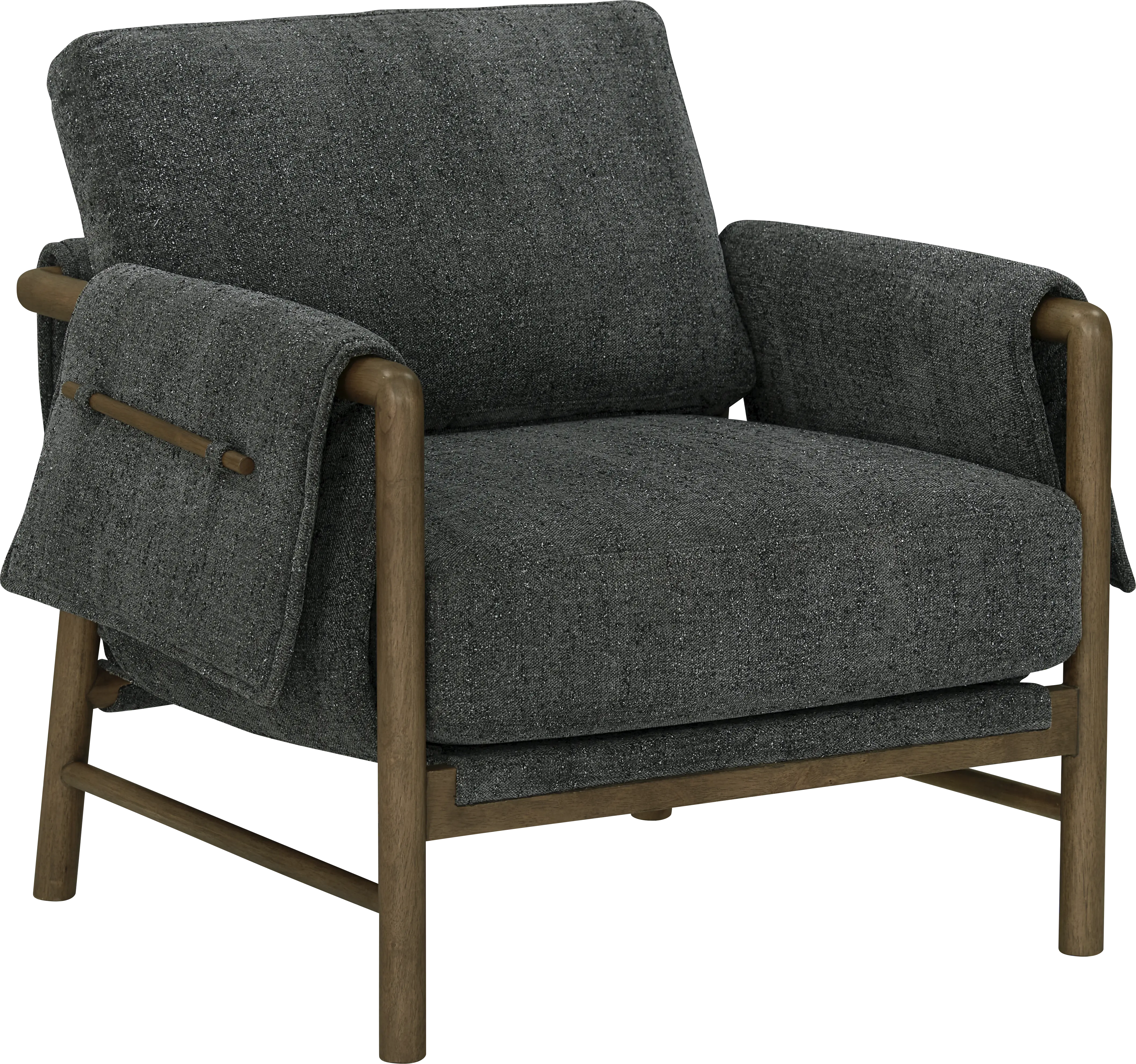 Gilbert Charcoal Accent Chair - Thumbnail - Image 1
