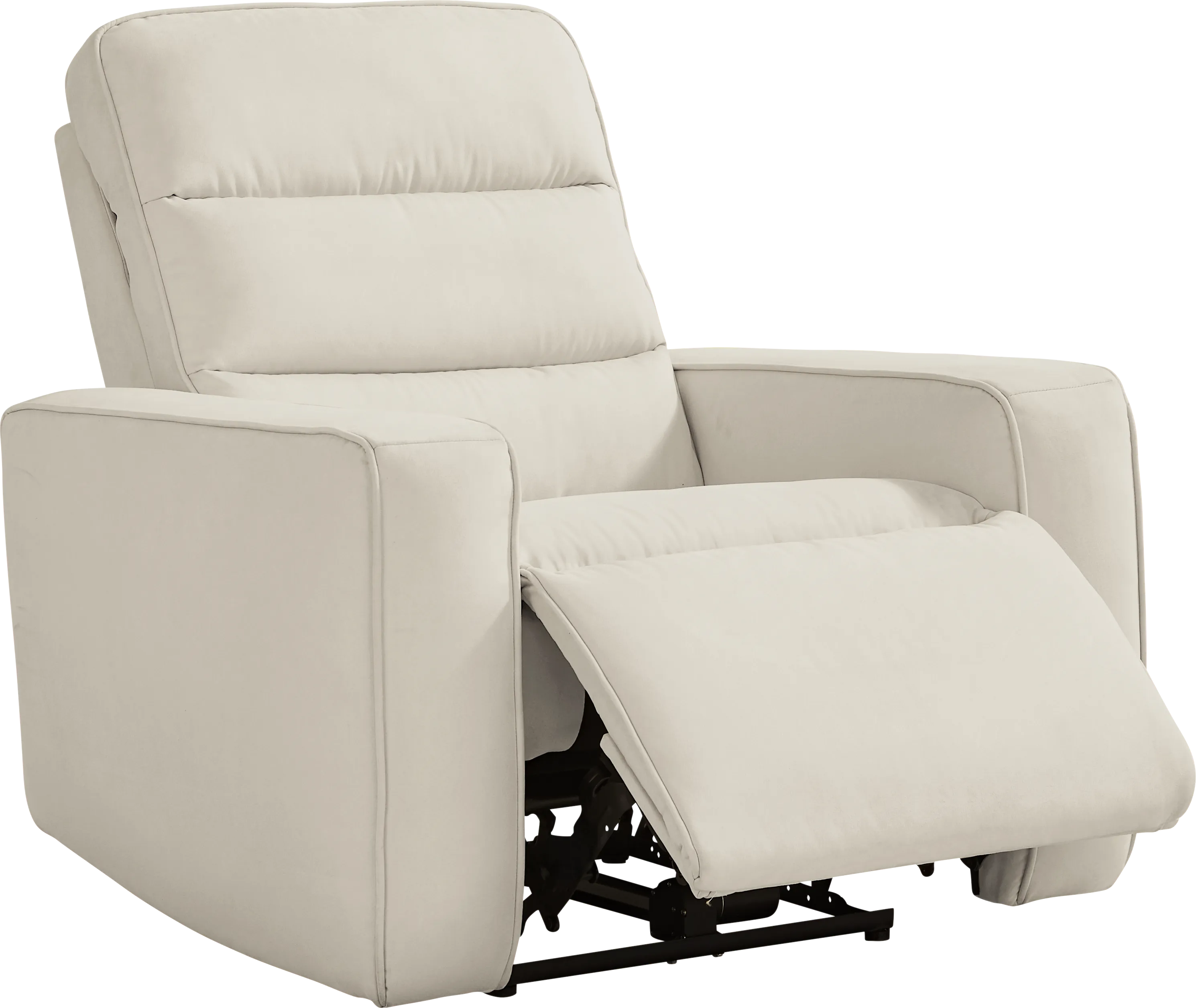 Del Mar Ivory Dual Power Recliner - Thumbnail - Image 1