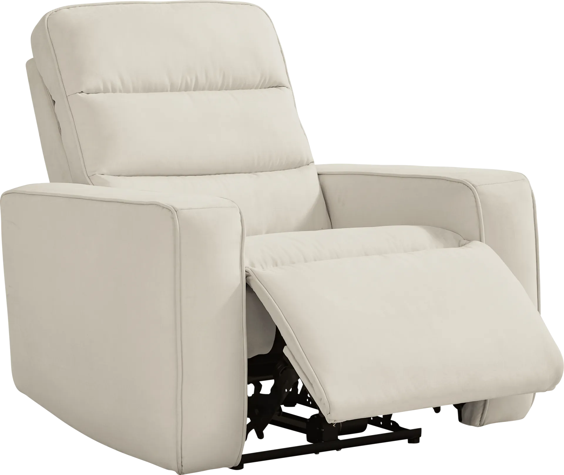 Del Mar Ivory Dual Power Recliner - Image 1