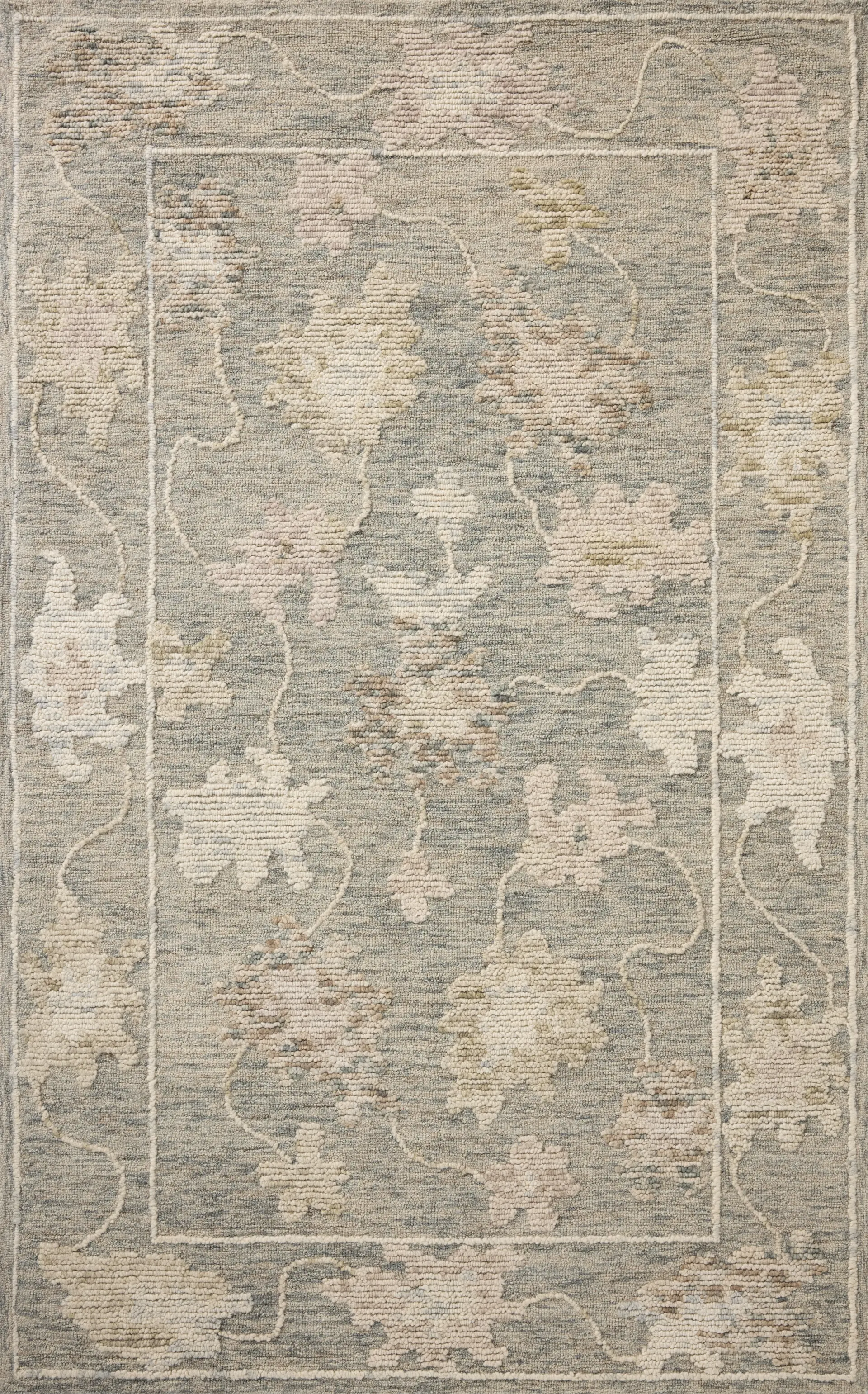 Flores Blue 5' x 7'6 Rug