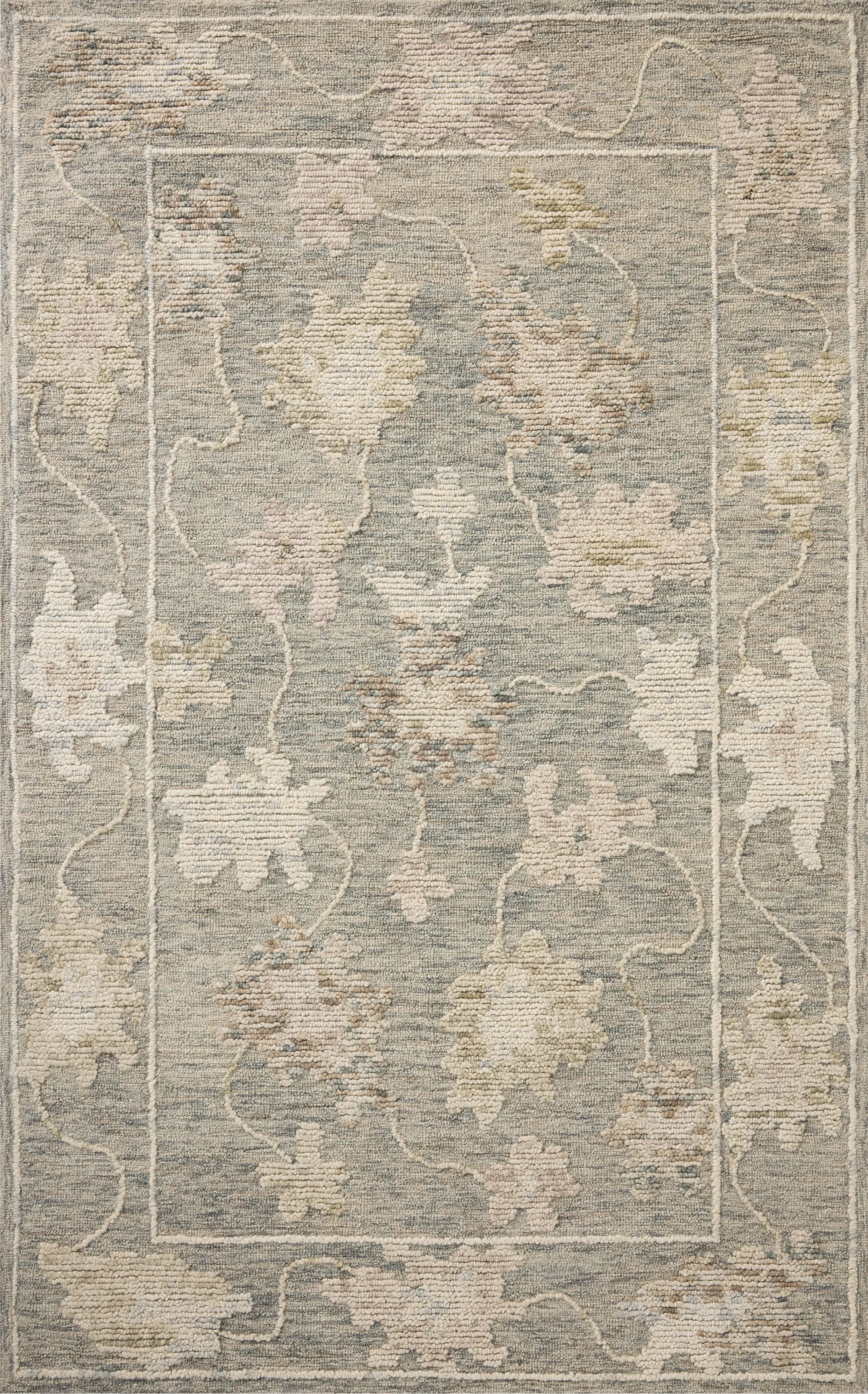 Flores Blue 5' x 7'6 Rug - Image 1