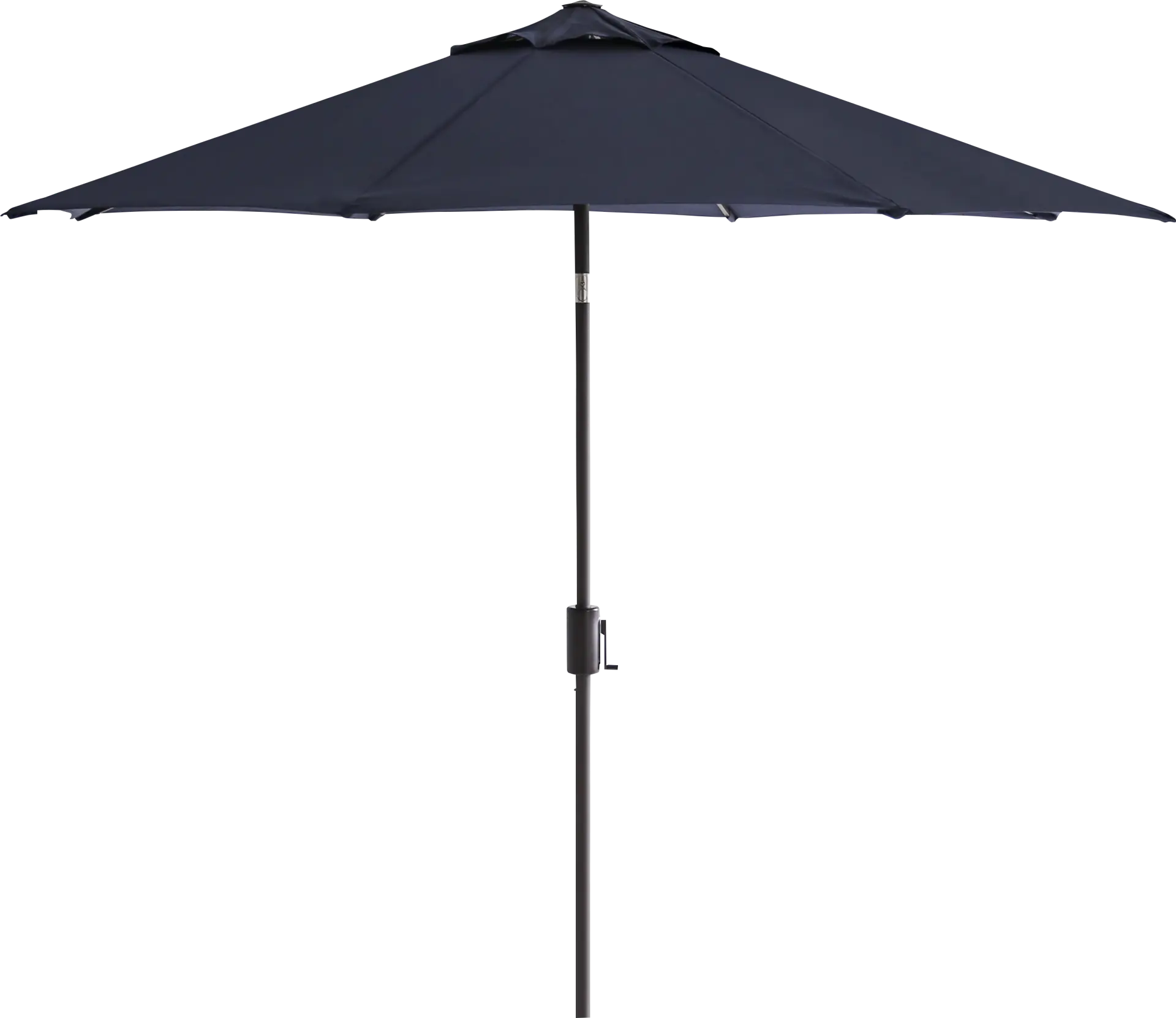 Doheny Point Bronze 9' Octagon Navy Outdoor Umbrella