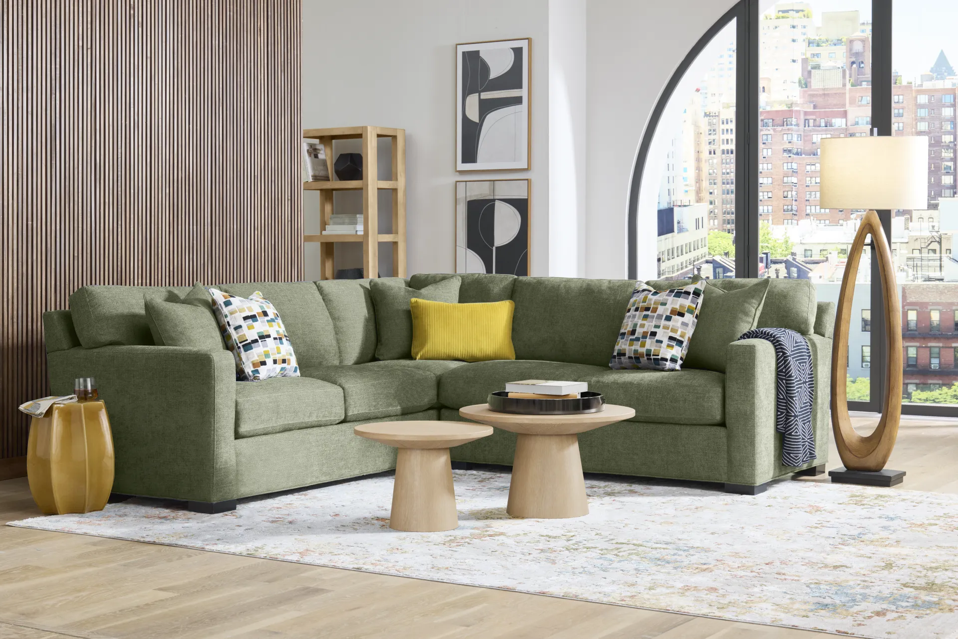 Harmonie Avocado 2 Pc Sectional - Image 2