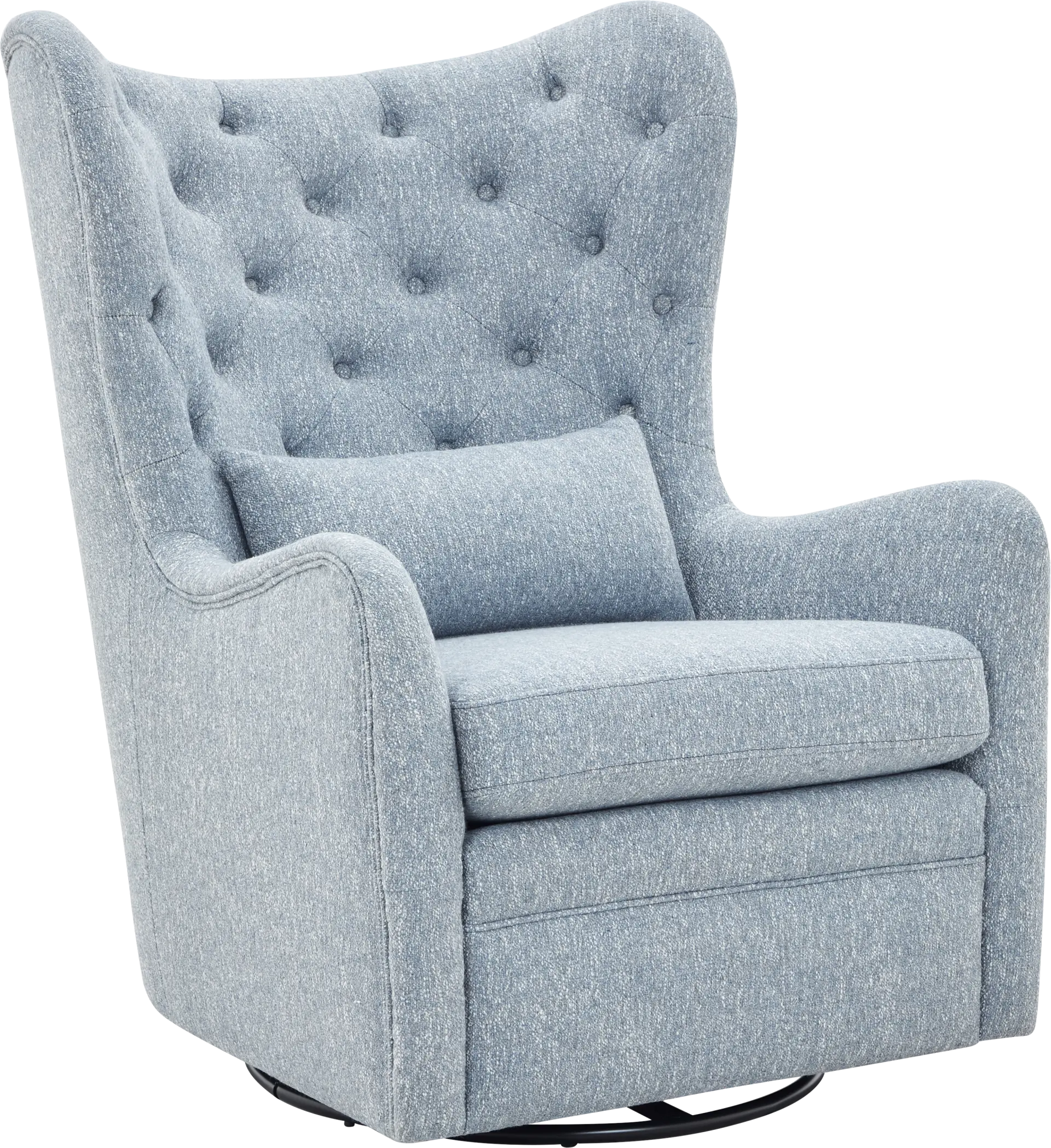 Velina Sky Swivel Chair