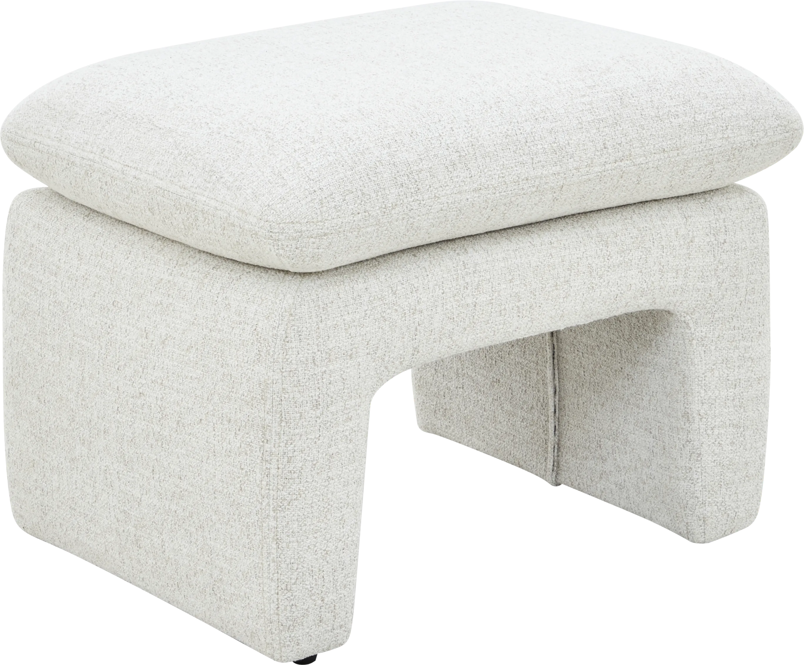 Maxine Beige Ottoman - Thumbnail - Image 1