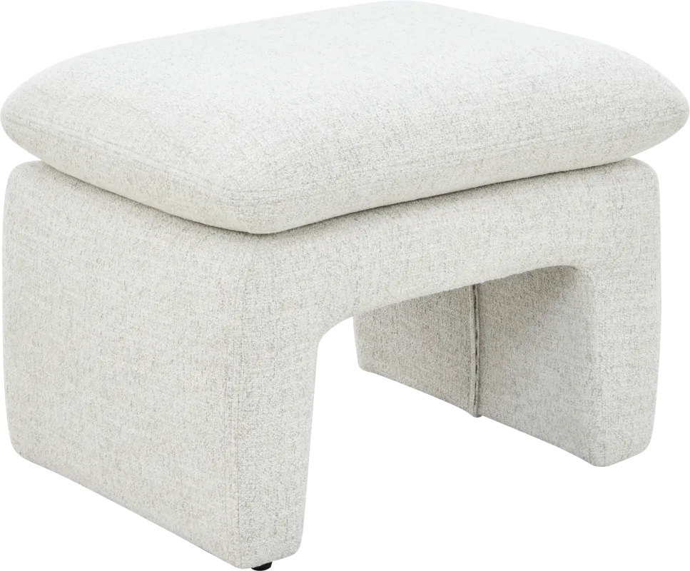 Maxine Beige Ottoman