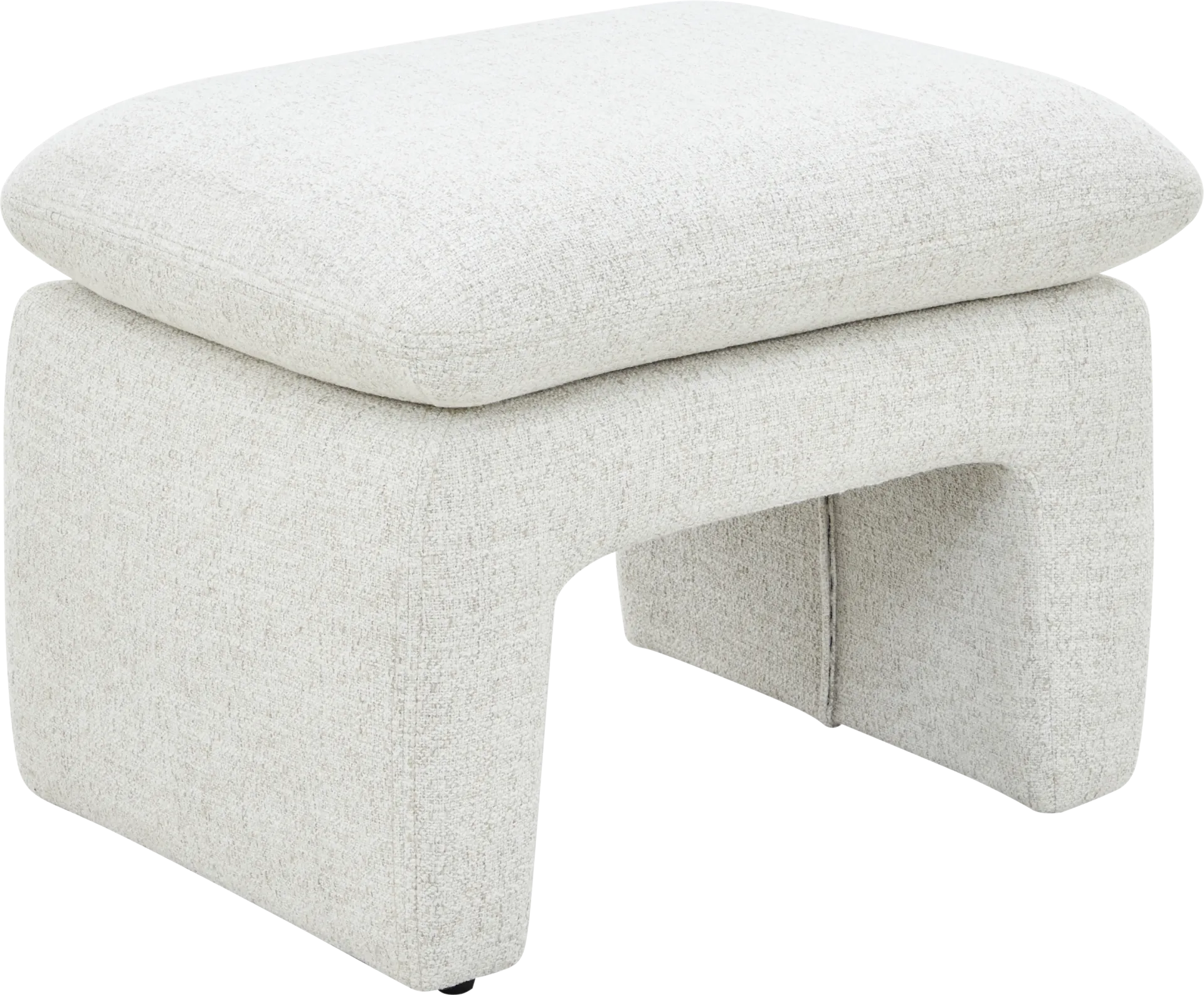 Maxine Beige Ottoman - Image 1