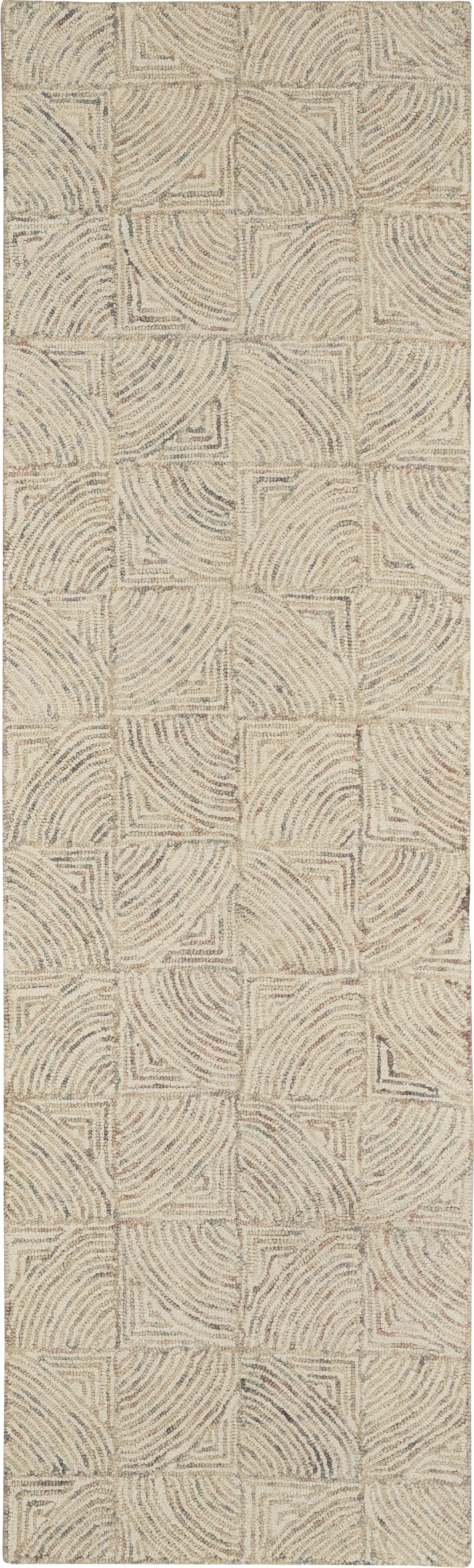 Vector Hills Ivory Multi 2'3 x 7'6 Rug - Thumbnail - Image 1