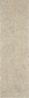 Vector Hills Ivory Multi 2'3 x 7'6 Rug