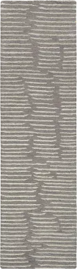 Celeste Gray 2'3 x 8' Runner Rug