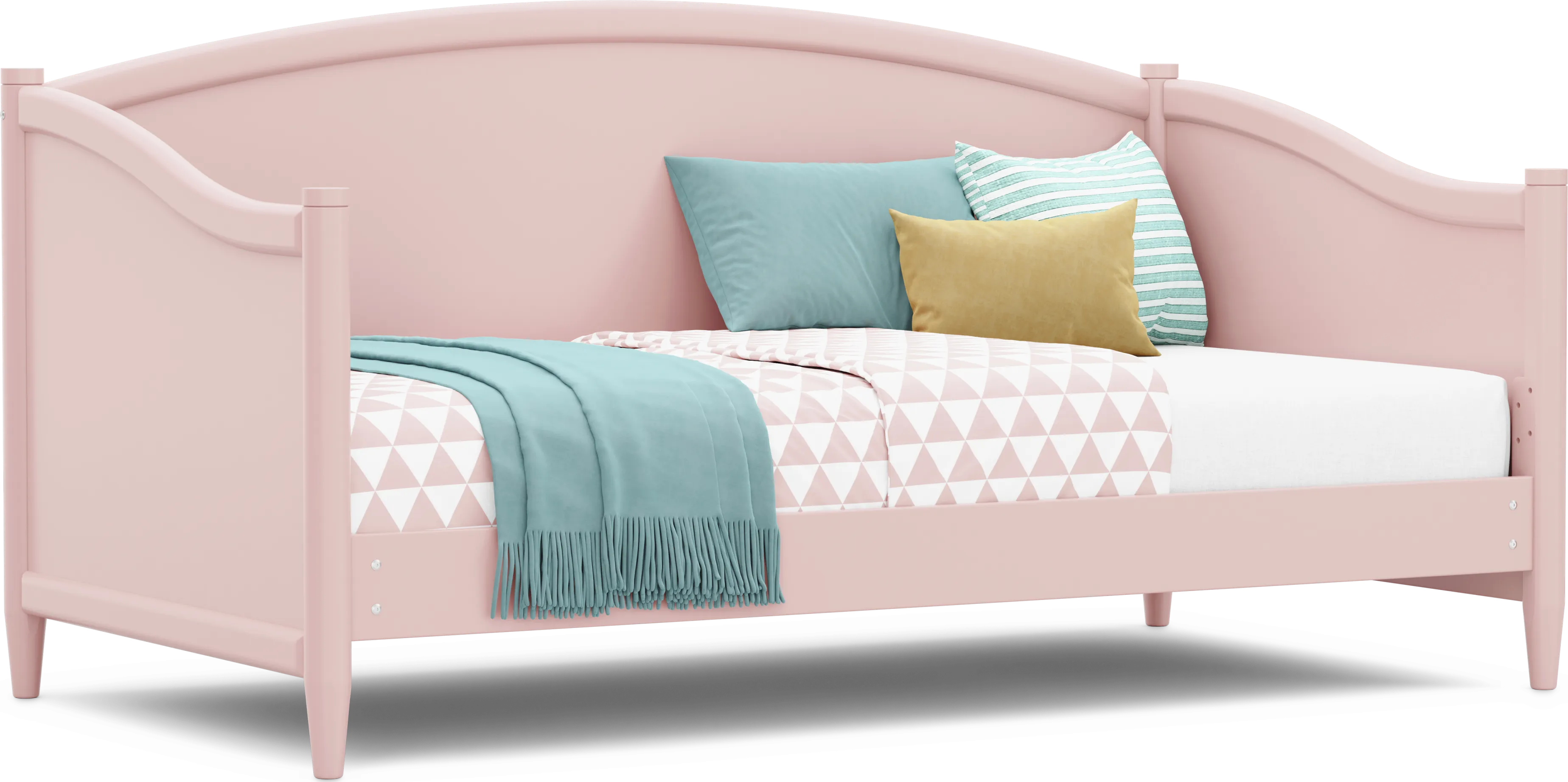 Kids Modern Colors Pink Twin Daybed - Thumbnail - Image 1