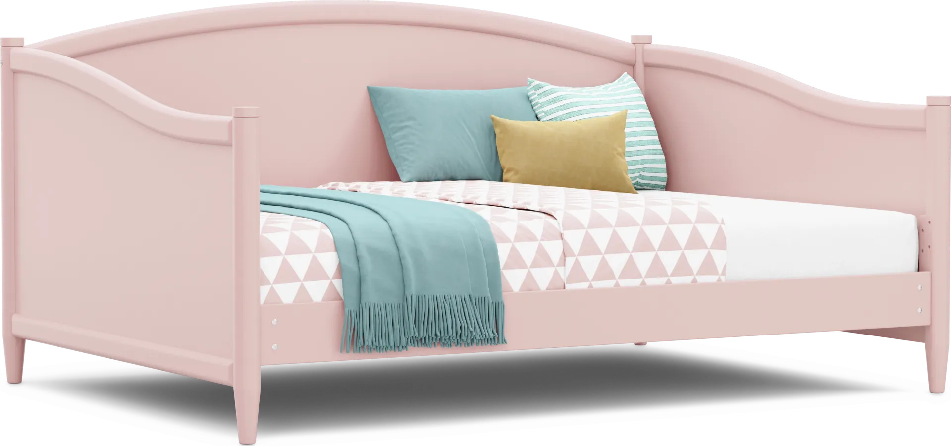 Kids Modern Colors Pink Full Daybed - Image 1