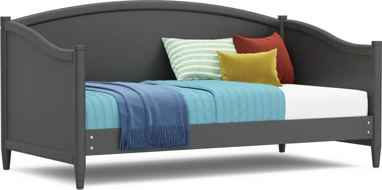 Kids Modern Colors Iron Ore Twin Daybed