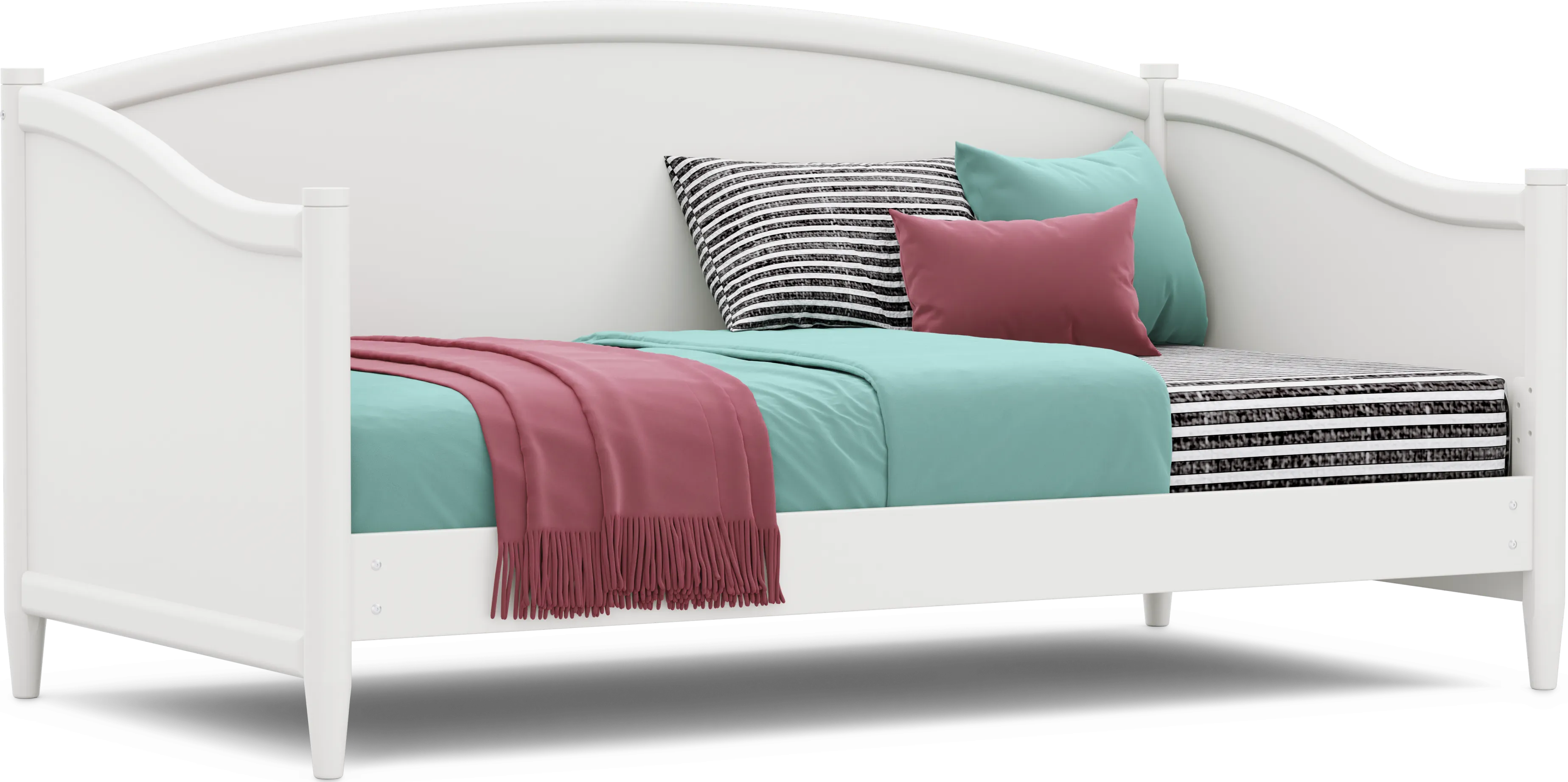 Kids Modern Colors White Twin Daybed - Thumbnail - Image 1