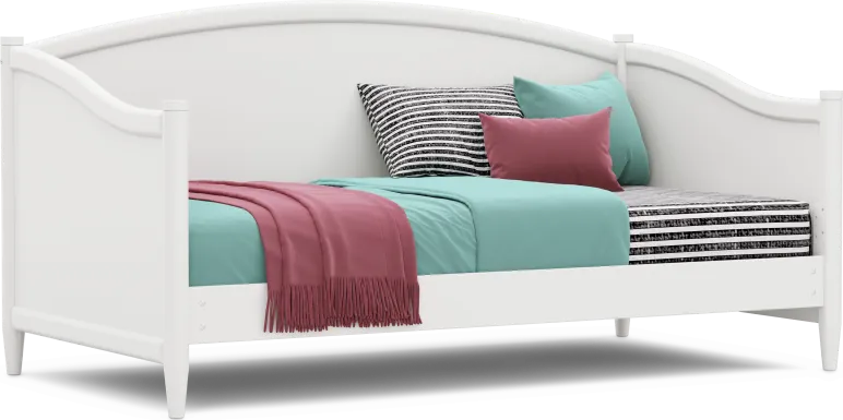 Kids Modern Colors White Twin Daybed