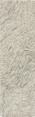 Glided Dunes Gray 2'3 x 7'6 Runner Rug