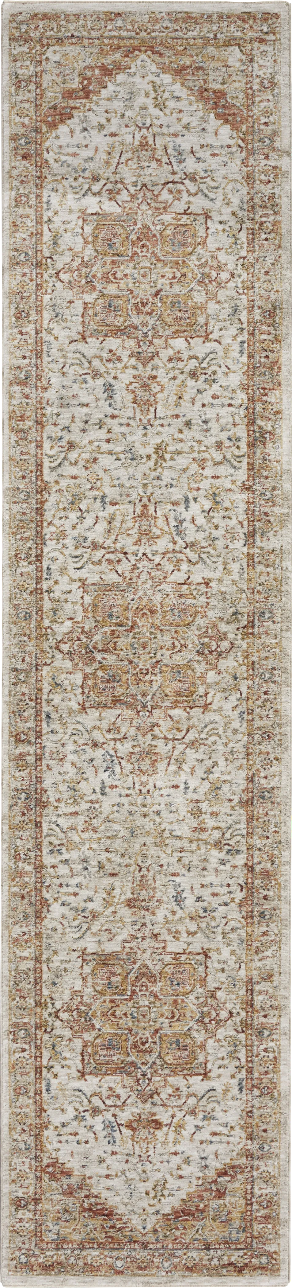 Amaru Beige 2'3 x 10'2 Runner Rug - Image 1
