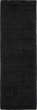 Millsboro Black 2'3 x 8' Rug